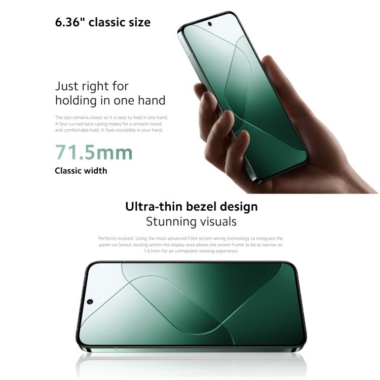 Xiaomi 14 5G Global, 12GB+512GB, 6.36 inch Xiaomi HyperOS Snapdragon 8 Gen 3 Octa Core 3.3GHz, Network: 5G(Green) - Xiaomi Redmi by Xiaomi | Online Shopping South Africa | PMC Jewellery | Buy Now Pay Later Mobicred