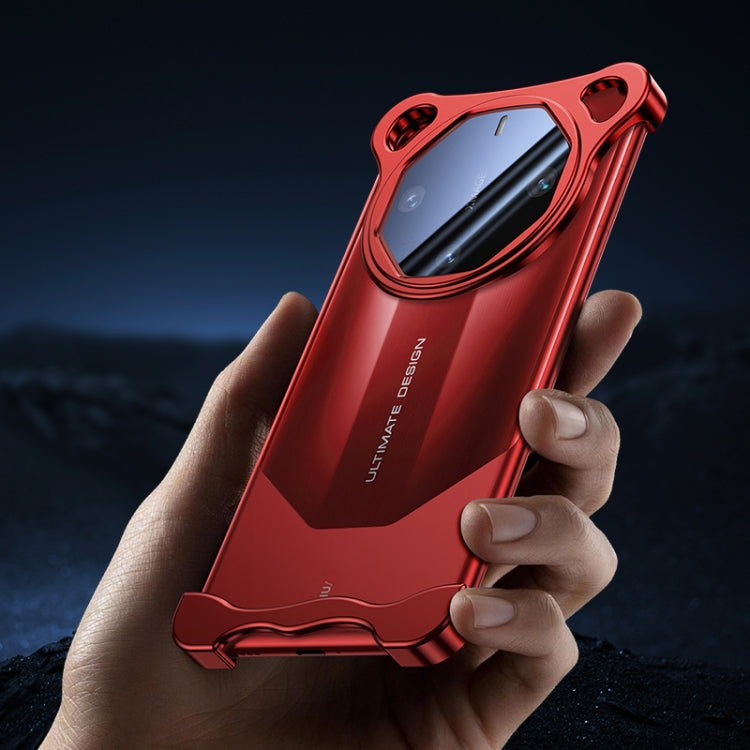 For Huawei Mate 60 RS Ultimate Frameless Metal Corner Pad Phone Case with Lens Film(Red) - Huawei Cases by PMC Jewellery | Online Shopping South Africa | PMC Jewellery | Buy Now Pay Later Mobicred