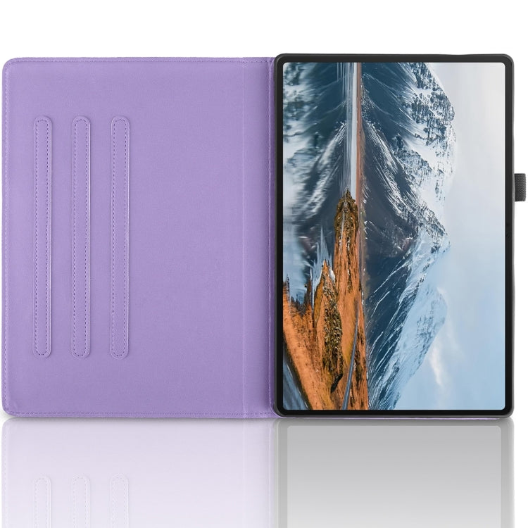For Honor Pad X8a Tree Life Embossed Rotation Leather Tablet Case(Purple) - Honor by PMC TechLife | Online Shopping South Africa | PMC TechLife | Buy Now Pay Later Mobicred