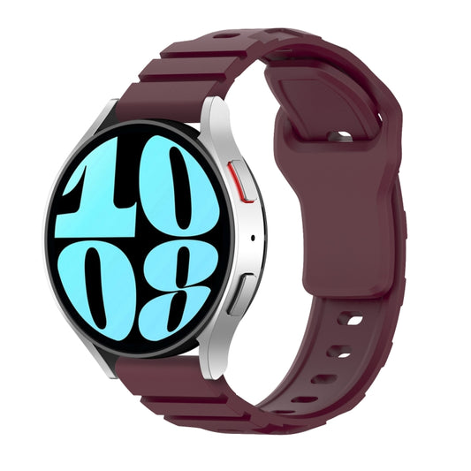 20mm Armor Silicone Watch Band(Wine Red) - 20mm Bands by PMC Jewellery | Online Shopping South Africa | PMC Jewellery