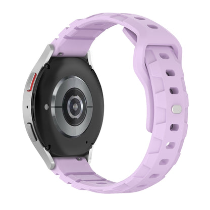 20mm Armor Silicone Watch Band(Purple) - 20mm Bands by PMC Jewellery | Online Shopping South Africa | PMC Jewellery