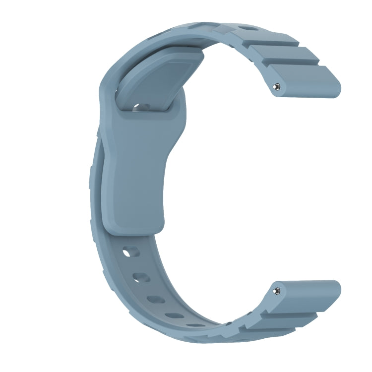 22mm Armor Silicone Watch Band(Rock Blue) - 22mm Bands by PMC TechLife | Online Shopping South Africa | PMC TechLife
