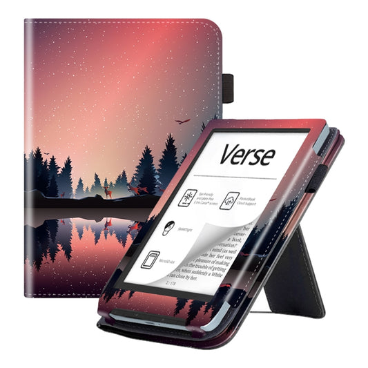 For Pocketbook Verse / Verse Pro Painted Calfskin Smart Leather Tablet Case(Night) - Others by PMC Jewellery | Online Shopping South Africa | PMC Jewellery | Buy Now Pay Later Mobicred