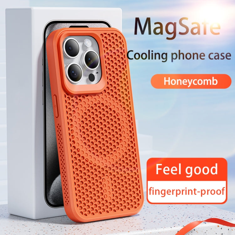 For iPhone 13 Pro Max MagSafe Magnetic Heat Dissipation Phone Case(Orange) - iPhone 13 Pro Max Cases by PMC Jewellery | Online Shopping South Africa | PMC Jewellery