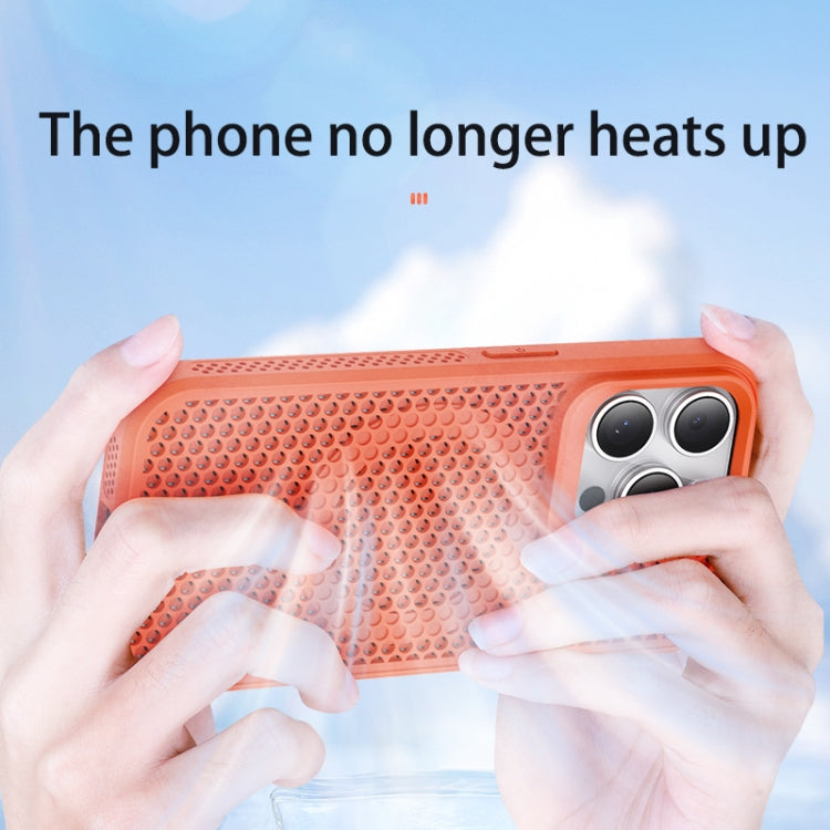 For iPhone 13 Pro Max MagSafe Magnetic Heat Dissipation Phone Case(Orange) - iPhone 13 Pro Max Cases by PMC Jewellery | Online Shopping South Africa | PMC Jewellery