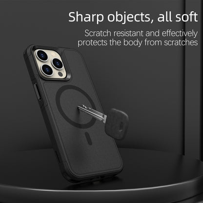 For iPhone 15 Pro Max RedPepper Armor Magsafe PC Hybrid TPU Phone Case(Black) - iPhone 15 Pro Max Cases by RedPepper | Online Shopping South Africa | PMC Jewellery | Buy Now Pay Later Mobicred