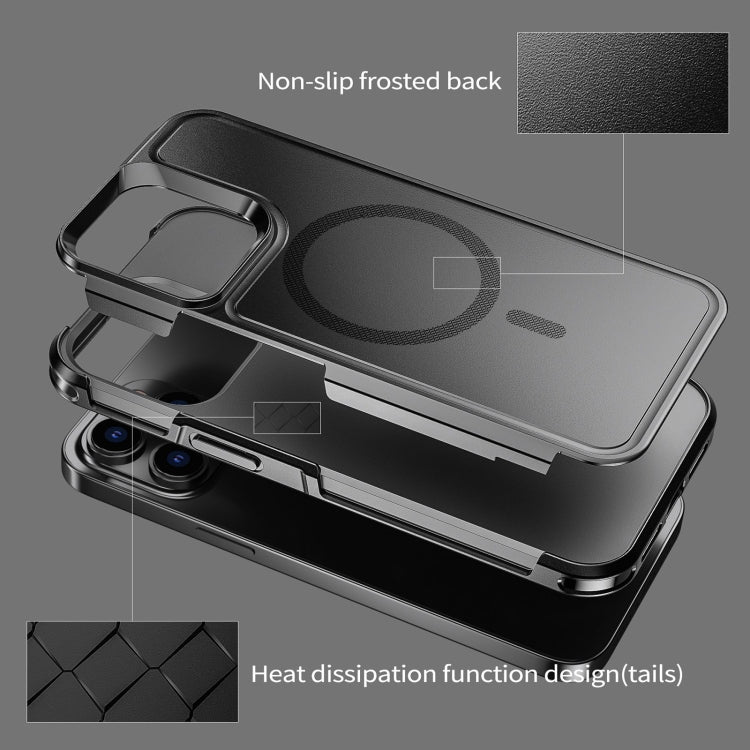 For iPhone 14 Pro Max RedPepper Armor Magsafe PC Hybrid TPU Phone Case(Black) - free shipping - PMc TechLife - Order now!