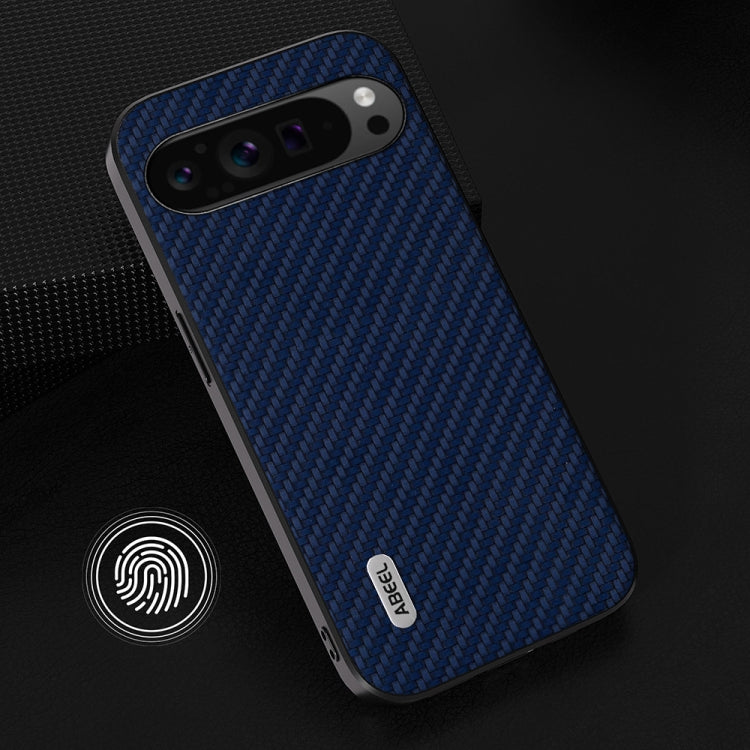 For Google Pixel 9 Pro ABEEL Carbon Fiber Texture Protective Phone Case(Dark Blue) - Google Cases by PMC Jewellery | Online Shopping South Africa | PMC Jewellery | Buy Now Pay Later Mobicred