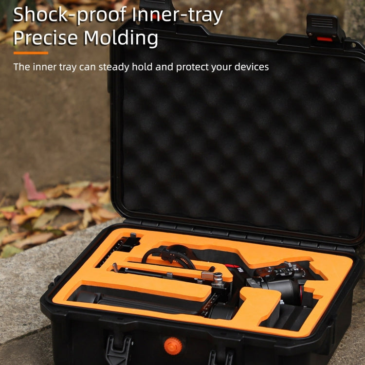 For DJI RS 4 Sunnylife Safety Carrying Case Waterproof Hard Case Box(Black) - Backpacks & Bags by Sunnylife | Online Shopping South Africa | PMC Jewellery | Buy Now Pay Later Mobicred