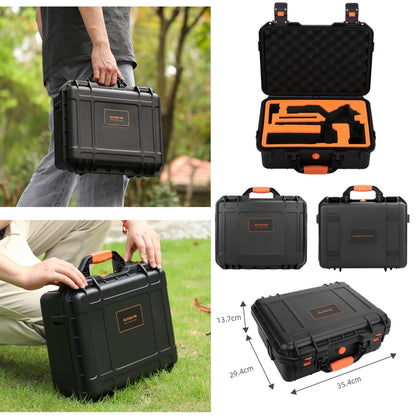 For DJI RS 4 Sunnylife Safety Carrying Case Waterproof Hard Case Box(Black) - Backpacks & Bags by Sunnylife | Online Shopping South Africa | PMC Jewellery | Buy Now Pay Later Mobicred