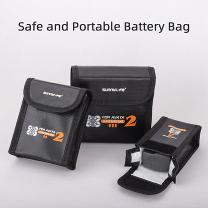 For DJI Avata 2 Sunnylife Battery Explosion-proof Safe Bag Protective Li-Po Safe Bag(For 3pcs Batteries) -  by Sunnylife | Online Shopping South Africa | PMC Jewellery