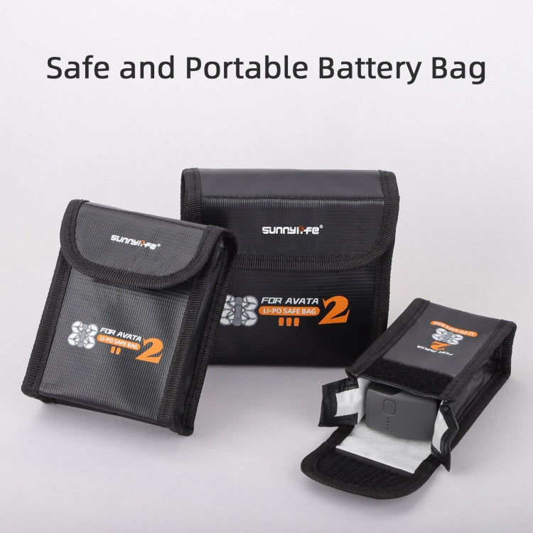 For DJI Avata 2 Sunnylife Battery Explosion-proof Safe Bag Protective Li-Po Safe Bag(For 1pc Battery) - Cases & Bags by Sunnylife | Online Shopping South Africa | PMC Jewellery | Buy Now Pay Later Mobicred