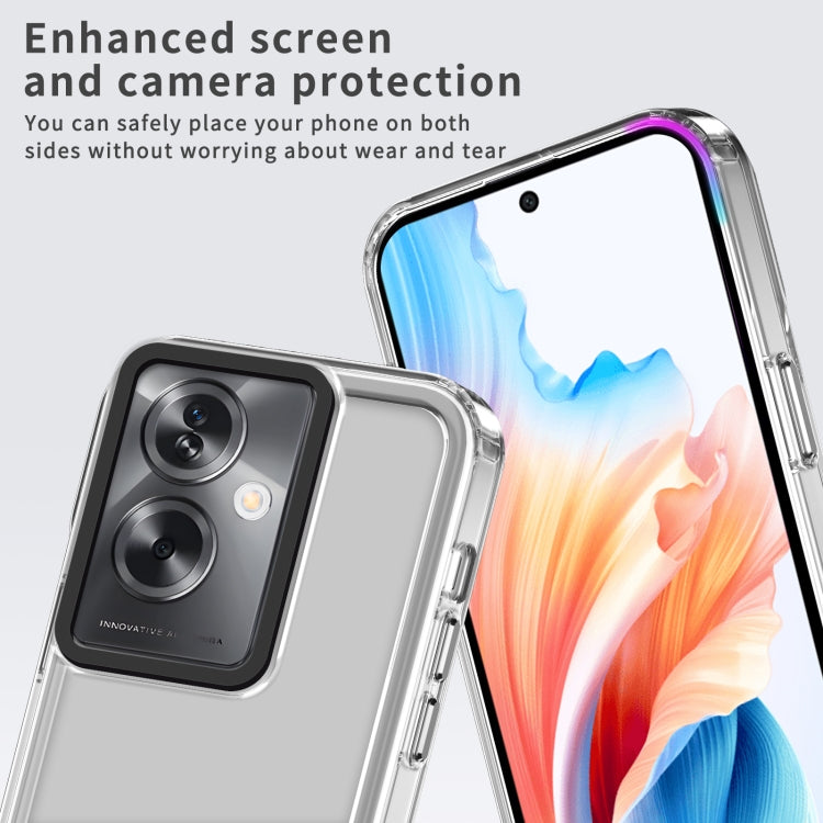 For OPPO A79 5G Global/A2 5G Transparent Acrylic + TPU Shockproof Phone Case(Transparent) - OPPO Cases by PMC Jewellery | Online Shopping South Africa | PMC Jewellery | Buy Now Pay Later Mobicred