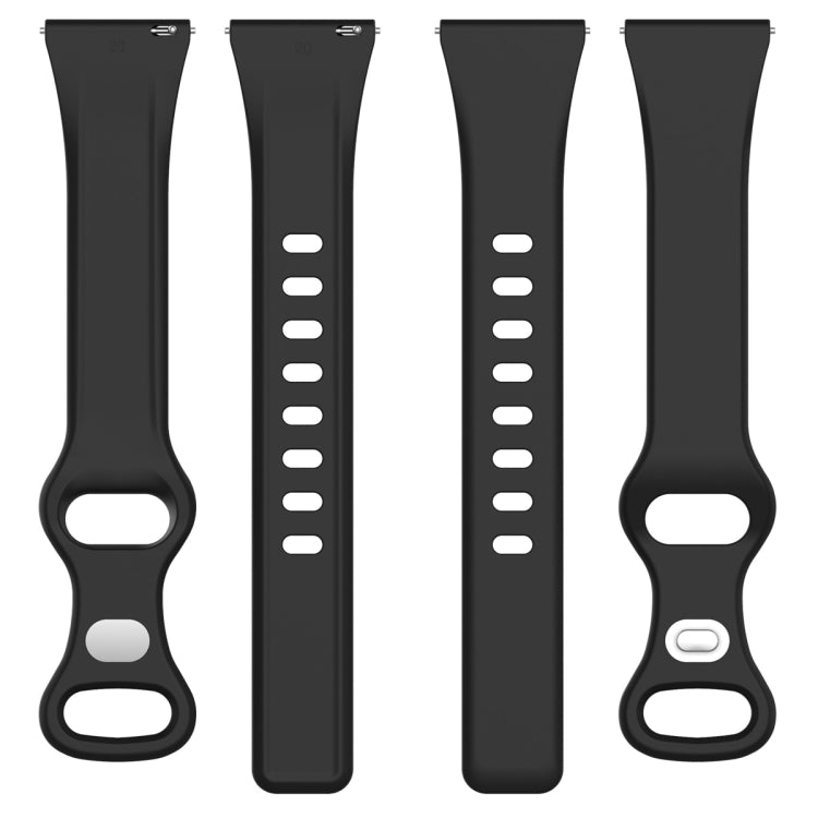 22mm Slim Reverse Buckle Silicone Watch Band(Grey) - 22mm Bands by PMC Jewellery | Online Shopping South Africa | PMC Jewellery