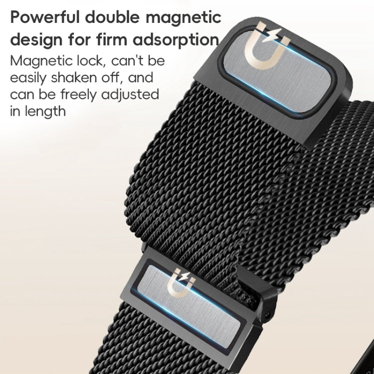 For Apple Watch Ultra 2 49mm ZGA Milanese Magnetic Metal Watch Band(Silver) - Watch Bands by ZGA | Online Shopping South Africa | PMC Jewellery