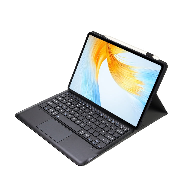 For vivo Pad3 Pro 13 inch  AV14-A Bluetooth Keyboard TPU Leather Tablet Case with Holder(Black) - Others Keyboard by PMC Jewellery | Online Shopping South Africa | PMC Jewellery