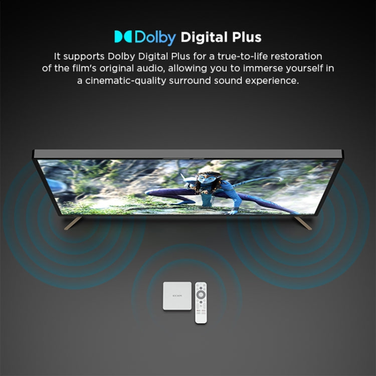 Kickpi KP1 Dual Band WiFi 4K HD Android TV Box, RAM:2GB+32GB(EU Plug) - Amlogic S905 by PMC Jewellery | Online Shopping South Africa | PMC Jewellery | Buy Now Pay Later Mobicred