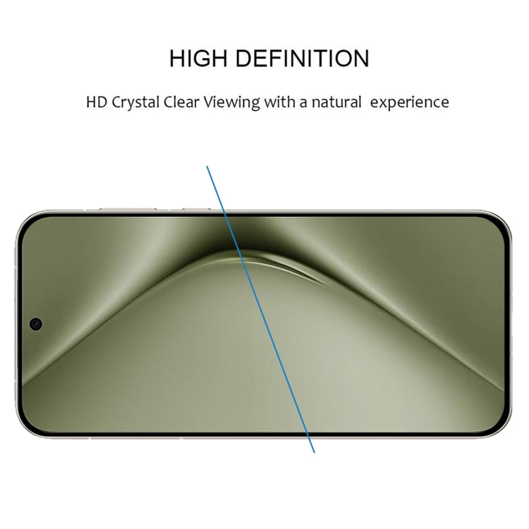 For Huawei Pura 70 Pro / 70 Pro+ Edge Glue 9H HD 3D Curved Edge Tempered Glass Film(Black) - Huawei Tempered Glass by PMC Jewellery | Online Shopping South Africa | PMC Jewellery | Buy Now Pay Later Mobicred