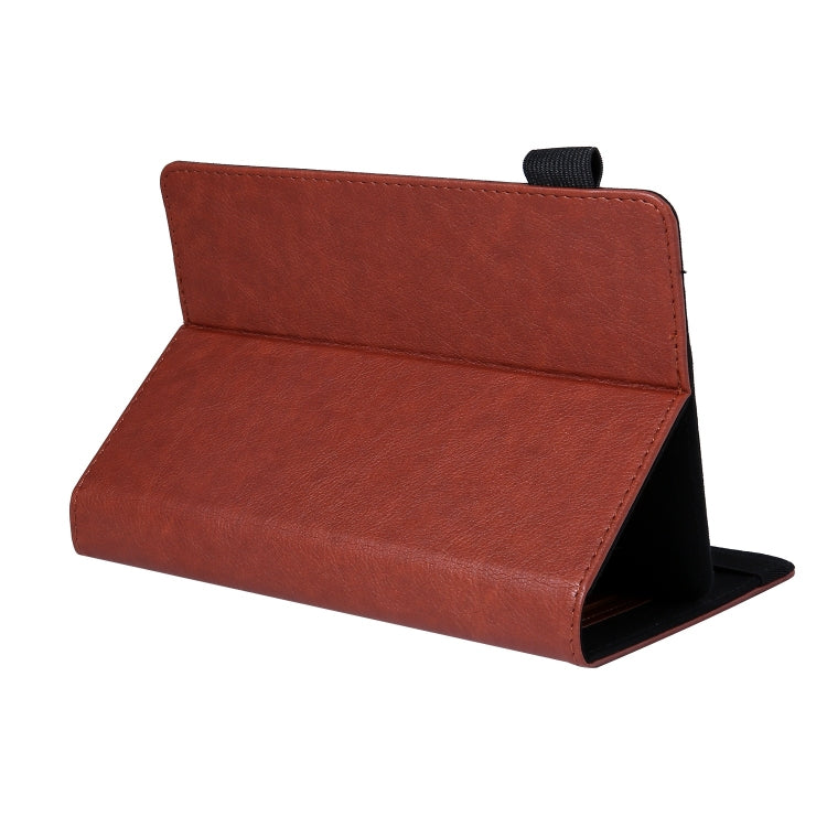 8 inch Extraordinary Series Leather Tablet Case(Brown) - 8 inch by PMC TechLife | Online Shopping South Africa | PMC TechLife | Buy Now Pay Later Mobicred