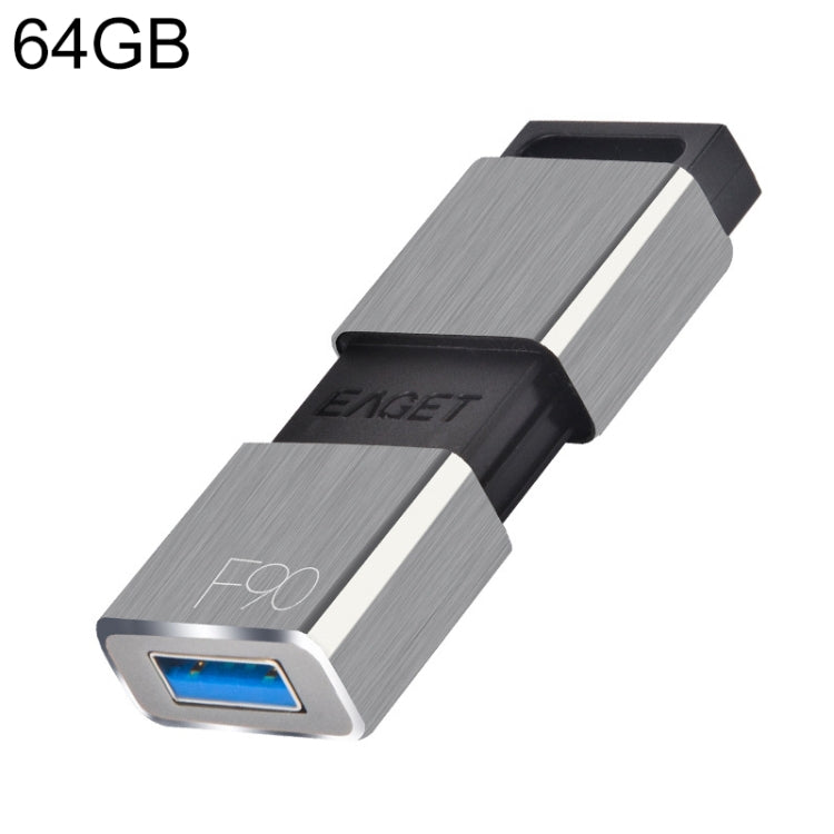 EAGET F90 64G USB 3.0 Interface Metal Flash U Disk - USB Flash Drives by EAGET | Online Shopping South Africa | PMC Jewellery | Buy Now Pay Later Mobicred