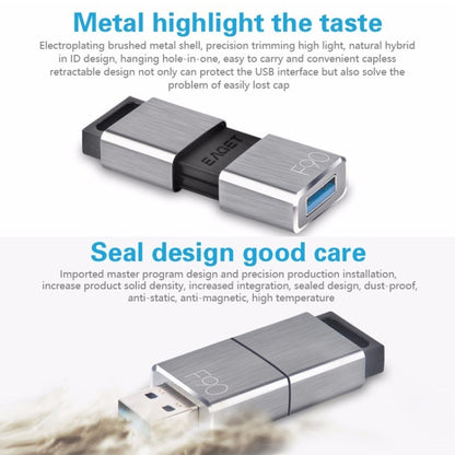 EAGET F90 64G USB 3.0 Interface Metal Flash U Disk - USB Flash Drives by EAGET | Online Shopping South Africa | PMC Jewellery | Buy Now Pay Later Mobicred