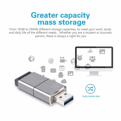 EAGET F90 32G USB 3.0 Interface Metal Flash U Disk - USB Flash Drives by EAGET | Online Shopping South Africa | PMC Jewellery | Buy Now Pay Later Mobicred