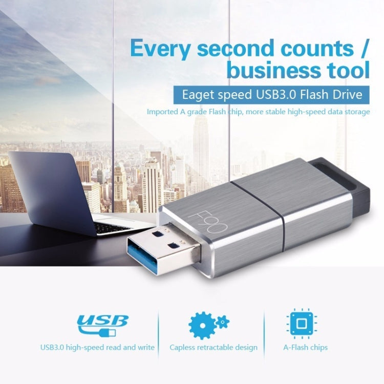 EAGET F90 32G USB 3.0 Interface Metal Flash U Disk - USB Flash Drives by EAGET | Online Shopping South Africa | PMC Jewellery | Buy Now Pay Later Mobicred