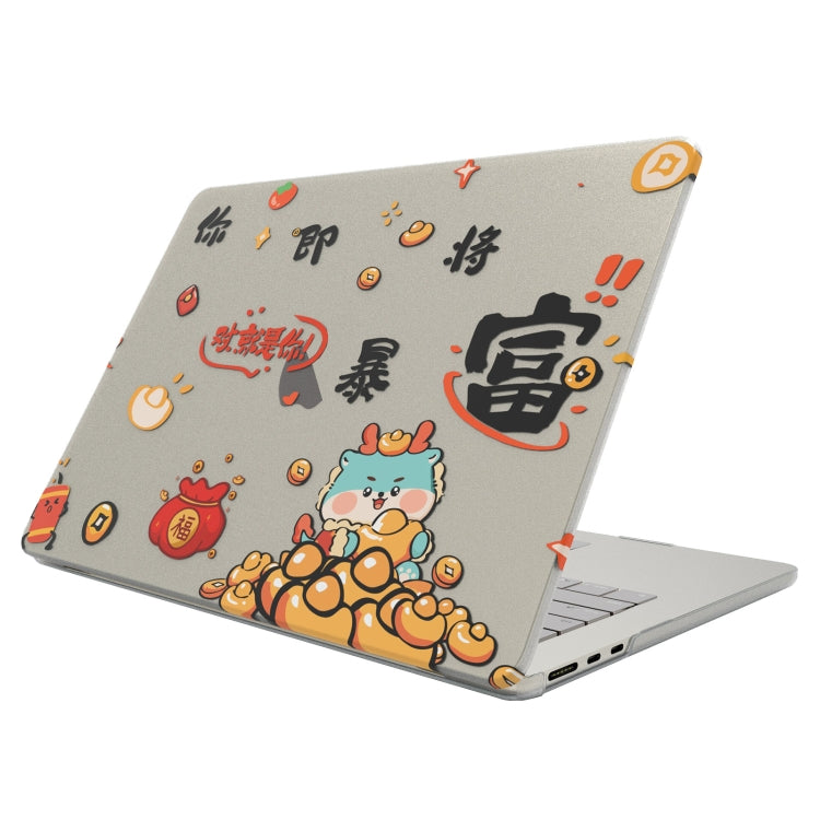 For MacBook Pro 16.2 A2991 / A2780 / A2485 UV Printed Pattern Laptop Frosted Protective Case(DDC-1689) - MacBook Pro Cases by PMC Jewellery | Online Shopping South Africa | PMC Jewellery | Buy Now Pay Later Mobicred