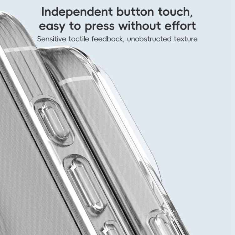 For iPhone 16 Plus ZGA Clear TPU Shockproof Phone Case(Transparent) - free shipping - PMC Jewellery - Order now!