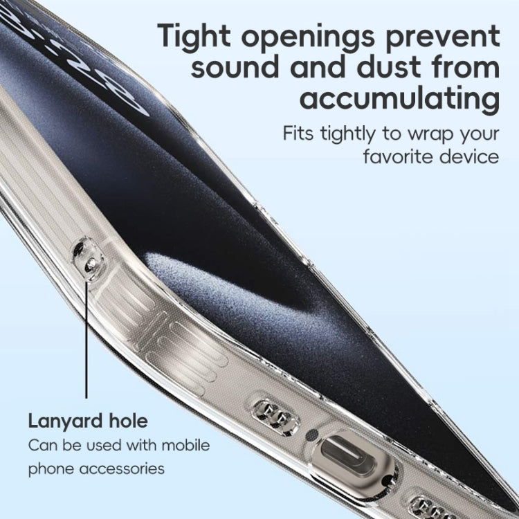 For iPhone 16 Plus ZGA Clear TPU Shockproof Phone Case(Transparent) - free shipping - PMC Jewellery - Order now!