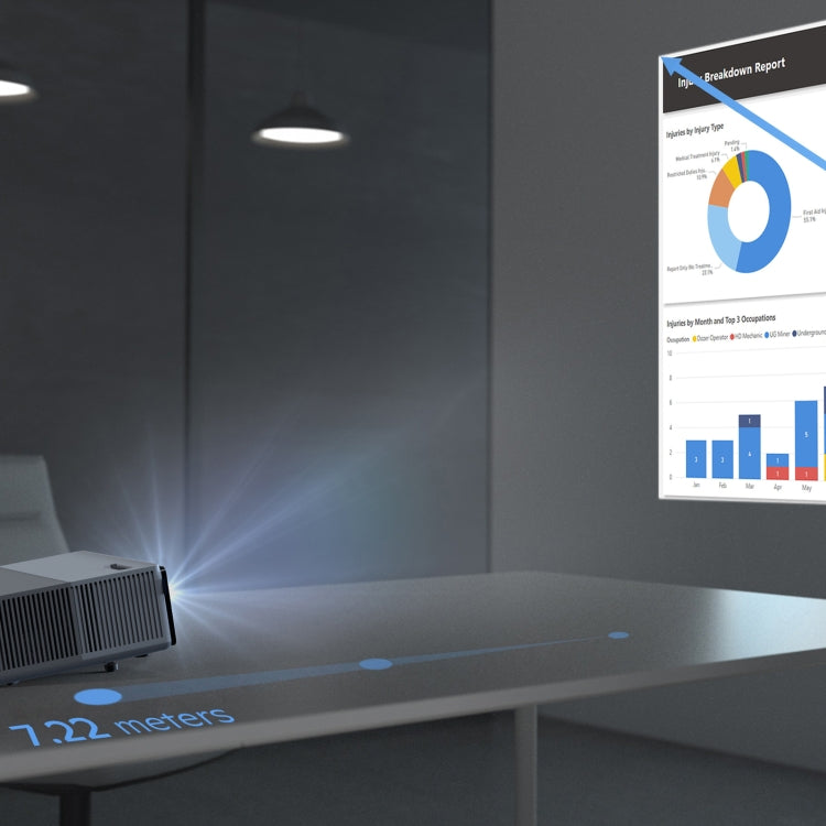 D4000 Android 9.0 1080P HD Home Portable LED Projector(US Plug) - LED Projector by PMC TechLife | Online Shopping South Africa | PMC TechLife | Buy Now Pay Later Mobicred