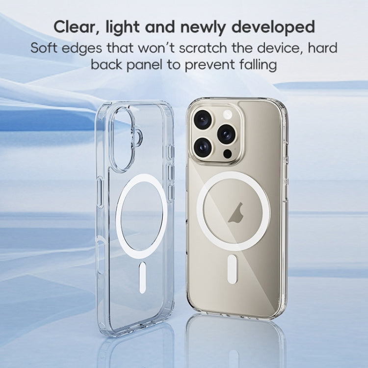 For iPhone 16 Pro ZGA Magsafe Clear PC Hybrid TPU Phone Case(Transparent) - iPhone 16 Pro Cases by ZGA | Online Shopping South Africa | PMC Jewellery | Buy Now Pay Later Mobicred