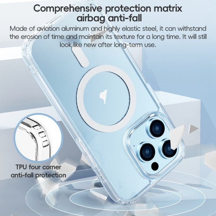 For iPhone 15 Pro Max ZGA Magsafe Clear PC Hybrid TPU Phone Case(Transparent) - iPhone 15 Pro Max Cases by ZGA | Online Shopping South Africa | PMC Jewellery | Buy Now Pay Later Mobicred