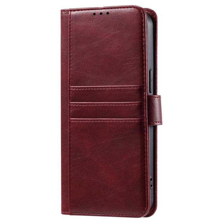 For iPhone 16e Simple 6-Card Wallet Leather Phone Case(Wine Red) - free shipping - PMC TechLife - Order now!