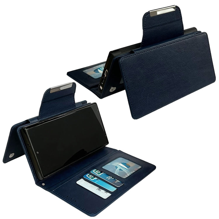 For Google Pixel 8 Pro Multifunctional 7-Card Wallet Leather Phone Case(Royal Blue) - Google Cases by PMC TechLife | Online Shopping South Africa | PMC TechLife | Buy Now Pay Later Mobicred