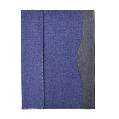 For Lenovo ThinkPad X1 Carbon Gen 10 Cloth Texture Laptop Leather Protective Case(Deep Blue) - Other by PMC Jewellery | Online Shopping South Africa | PMC Jewellery | Buy Now Pay Later Mobicred