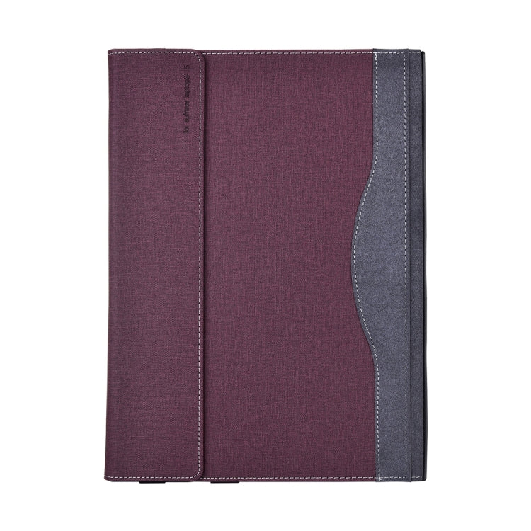 For Lenovo ThinkPad X1 Carbon Gen 9 Cloth Texture Laptop Leather Protective Case(Wine Red) - Other by PMC Jewellery | Online Shopping South Africa | PMC Jewellery | Buy Now Pay Later Mobicred