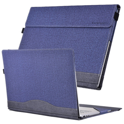 For Lenovo ThinkPad X1 Carbon Gen 9 Cloth Texture Laptop Leather Protective Case(Deep Blue) - Other by PMC Jewellery | Online Shopping South Africa | PMC Jewellery | Buy Now Pay Later Mobicred