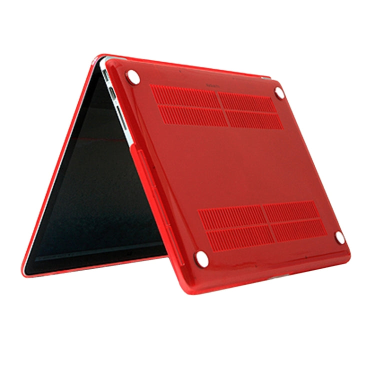 For MacBook Air 13.3 inch A2179 (2020) Laptop Crystal PC Protective Case(Red) - MacBook Air Cases by PMC Jewellery | Online Shopping South Africa | PMC Jewellery | Buy Now Pay Later Mobicred