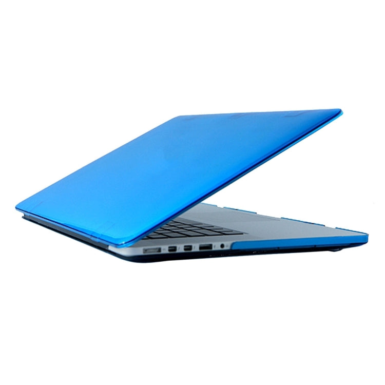 For MacBook Air 13.3 inch A2179 (2020) Laptop Crystal PC Protective Case(Blue) - MacBook Air Cases by PMC Jewellery | Online Shopping South Africa | PMC Jewellery | Buy Now Pay Later Mobicred