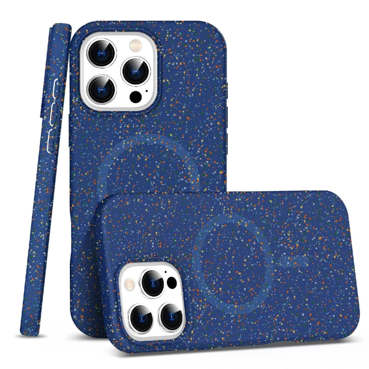 For iPhone 16 Pro Colorful Frosted Magsafe PC Hybrid TPU Phone Case(Blue) - iPhone 16 Pro Cases by PMC Jewellery | Online Shopping South Africa | PMC Jewellery | Buy Now Pay Later Mobicred