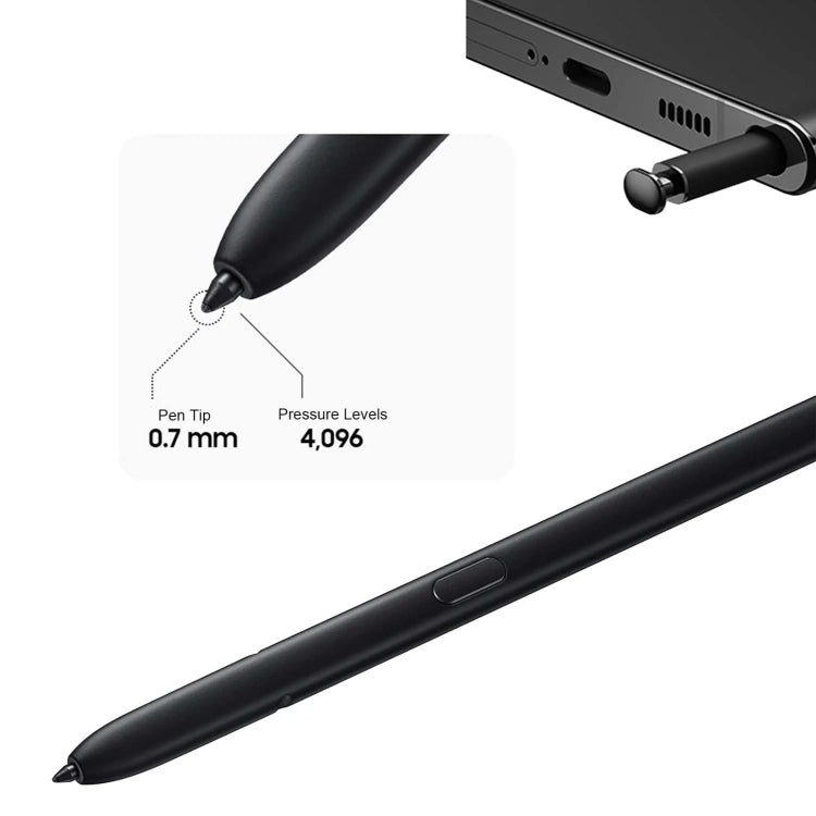 For Samsung Galaxy S22 Ultra 5G/S23 Ultra 5G High Sensitivity Stylus Pen(Black) - Stylus Pen by PMC Jewellery | Online Shopping South Africa | PMC Jewellery | Buy Now Pay Later Mobicred