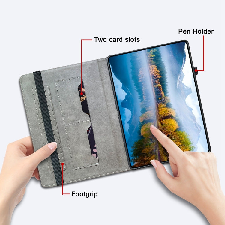 For Realme Pad 2 11.5 Crystal Texture Painted Leather Tablet Case(Plum Bossom) - Realme by PMC TechLife | Online Shopping South Africa | PMC TechLife | Buy Now Pay Later Mobicred