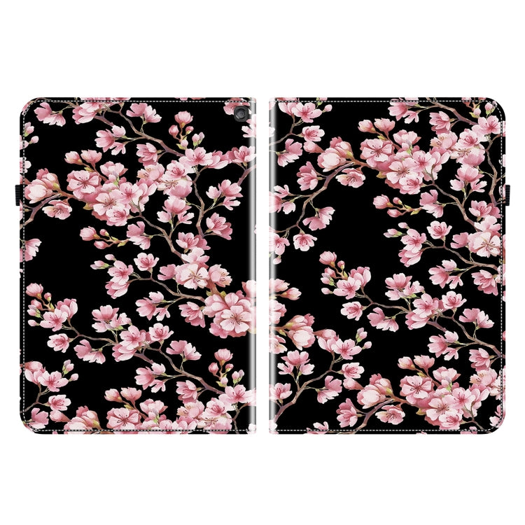 For Amazon Fire HD 10 2019/2017 Crystal Texture Painted Leather Smart Tablet Case(Plum Bossom) - Amazon by PMC TechLife | Online Shopping South Africa | PMC TechLife | Buy Now Pay Later Mobicred