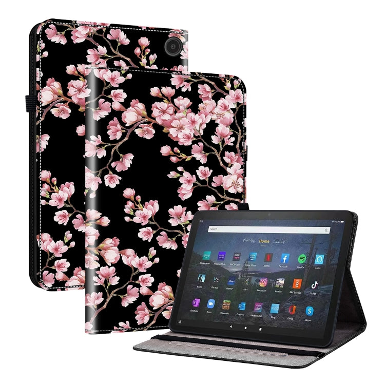 For Amazon Fire Max 11 Crystal Texture Painted Leather Tablet Case(Plum Bossom) - free shipping - PMC TechLife - Order now!