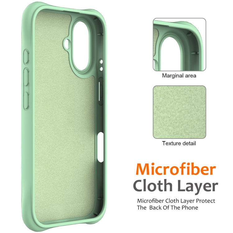 For iPhone 16 Plus Wave Texture MagSafe Magnetic Liquid Silicone Phone Case(Green) - iPhone 16 Plus Cases by PMC Jewellery | Online Shopping South Africa | PMC Jewellery | Buy Now Pay Later Mobicred