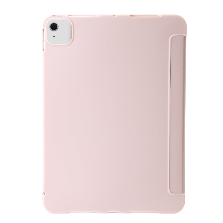 For iPad Air 11 2024 TPU Deformation Flip Leather Tablet Case with Holder(Light Pink) - iPad Air 11 2024 Cases by PMC Jewellery | Online Shopping South Africa | PMC Jewellery | Buy Now Pay Later Mobicred