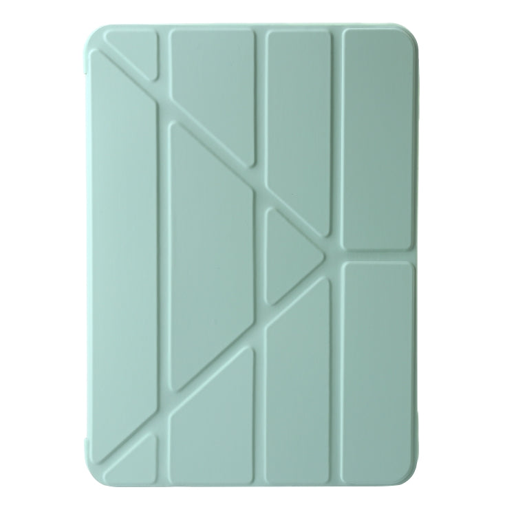 For iPad Air 11 2024 TPU Deformation Flip Leather Tablet Case with Holder(Mint Green) - iPad Air 11 2024 Cases by PMC Jewellery | Online Shopping South Africa | PMC Jewellery | Buy Now Pay Later Mobicred