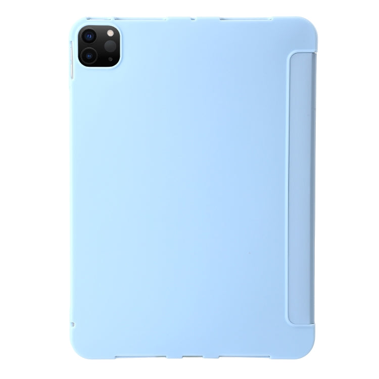 For iPad Pro 11 2024 TPU Deformation Flip Leather Tablet Case with Holder(Sky Blue) - iPad Pro 11 2024 Cases by PMC Jewellery | Online Shopping South Africa | PMC Jewellery | Buy Now Pay Later Mobicred