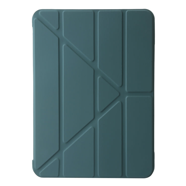 For iPad Pro 13 2024 TPU Deformation Flip Leather Tablet Case with Holder(Dark Green) - iPad Pro 13 2024 Cases by PMC Jewellery | Online Shopping South Africa | PMC Jewellery | Buy Now Pay Later Mobicred